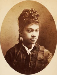 Carte de visite mladé afroamerické ženy, c.1870