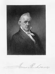 James Buchanan, vyrytý Henry Bryan Hall (1800-84) podle daguerrotypie