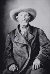 Jim Bridger (1804-81) (černobílá fotografie)