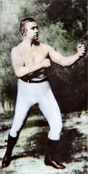 John L. Sullivan (barevné lito)