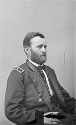 Generálmajor Ulysses S. Grant, důstojník federální armády