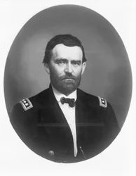 Generálmajor Ulysses S. Grant, kolem roku 1866 (chromolitograf)