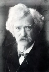 Portrét Marka Twaina (1835-1910).