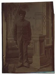 Portrét vojáka,c. 1880 (foto)