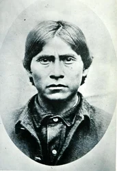 The Apache Kid (černobílá fotografie)