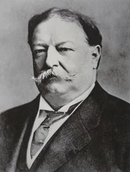 William H. Taft (1857-1930) (černobílá fotografie)