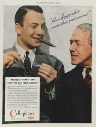 Reklama na DuPont Cellophane, 1937