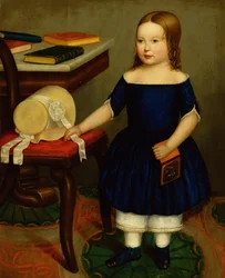 Anna Walraven, kolem roku 1850 (olej na palubě)