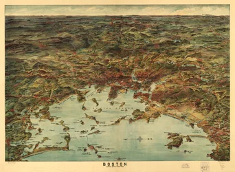 Boston a okolí, kolem roku 1905