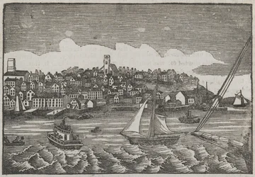 Brooklyn, New York (dřevořezba)