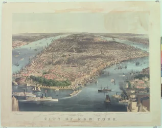 Město New York, 1856