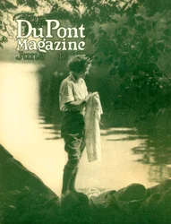 Přední kryt časopisu DuPont, červen 1923