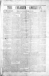 Přední strana The Colored American, 30. prosince 1865 (tisk)