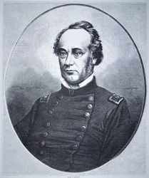 Generál Henry Wager Halleck (1815-72) (rytina)