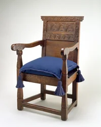 Great Chair, Essex County, Massachusetts, 1640-85 (bílý dub)