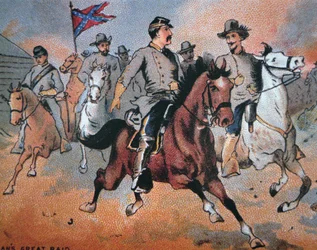John Hunt Morgan (1825-64) a jeho nájezd přes Kentucky (barevné lito)