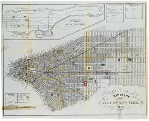 Mapa města New York