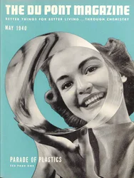 Parade of Plastics, přední obálka časopisu DuPont, květen 1940