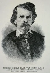 Portrét generálmajora Earla Van Dorna (litho)