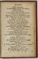 Samuel Mather, Epitaf, 1724