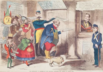 Kající (?) Nepřátelé republiky žádají o milost strýci Samovi, 1869