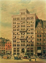 Budova Standard Oil Company, 26 Broadway, New York, hospoda. od Root and Tinker, 1886