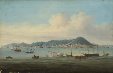 Pohled na Hong Kong, 1850