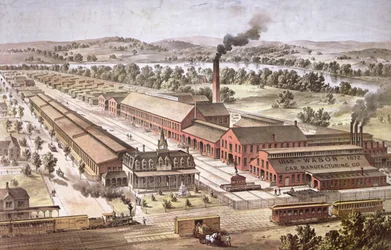 Wason Railroad Car Manufacturers, Springfield, Massachusetts