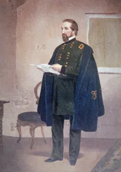William Starke Rosencrans (1819-98) (barevné lito)