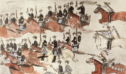 Bitva u Little Bighorn, Montana, USA, 25.–26. června 1876 1900