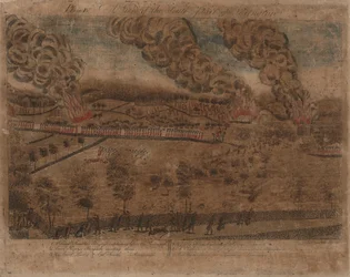 Bitvy u Lexingtonu a Concordu: Deska I, Bitva u Lexingtonu, 19. dubna 1775. Deska II, Pohled na město Concord. Deska III: Zásnuby na South Bridge v Concordu. Deska IV: Pohled na jižní část Lexingtonu.
