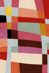 Teplé barvy – geometrie ve stylu Bauhausu 4
