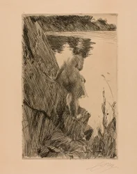 Koupání (Večer) III
