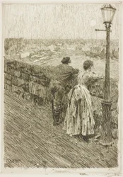 Rybář v Saint Ives