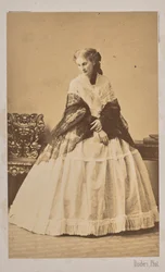 Vévodkyně Sofia de Morny 1838-1896, rozená hraběnka Trubetskaya, 1862.