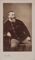 Portrét Alphonse Karra 1808-1890.