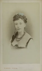 Portrét Cora Pearl 1836-1886, cca 1865.