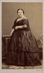 Portrét operní pěvkyně Marietta Alboni 1826-1894, 1862.
