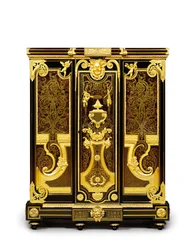 Louis XIV petit armoise, cca 1700-10 (ormolu, mosaz, želvovina, eben a intarzie)