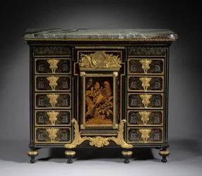 Ebenová skříňka, kolem roku 1690
