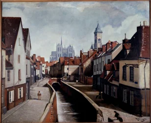 Pohled na Amiens