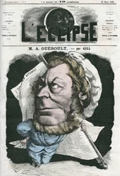 Adolphe Georges Gueroult (1810-1872), francouzský novinář Saint-Simonians. Obálka „“L
