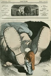 Adolphe Thiers (1797-1877), francouzský státník. Obálka „“L