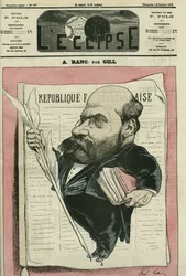 Arthur Ranc (1831-1908), francouzský novinář a politik. Obálka „“L