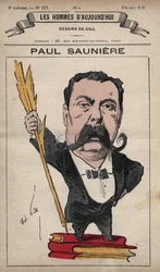 Karikatura Paula Sauniera (1827-1894) z „Les Hommes d