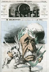 Louis Belmontet (1799-1879), francouzský básník a politik. Obálka „“L