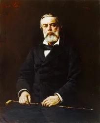 Portrét Julese Vallèse 1832-1885, 1881.