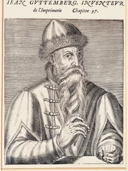 Portrét Johanna Gutenberga (Mainz, asi 1394-1399-Mainz