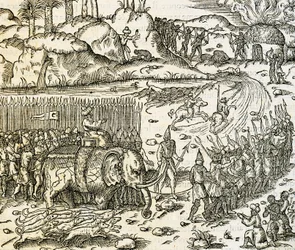 Království Sofala, domov zlatých dolů v Mosambiku, rytina z Universal Cosmology, Andre Thevet (1504-1592), Paříž