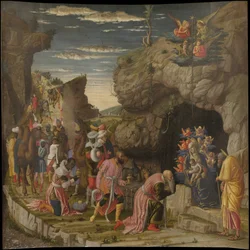 Epiphany Trittico degli uffizi Uffizi Tryptich, centrální panel, ca 1463-1464